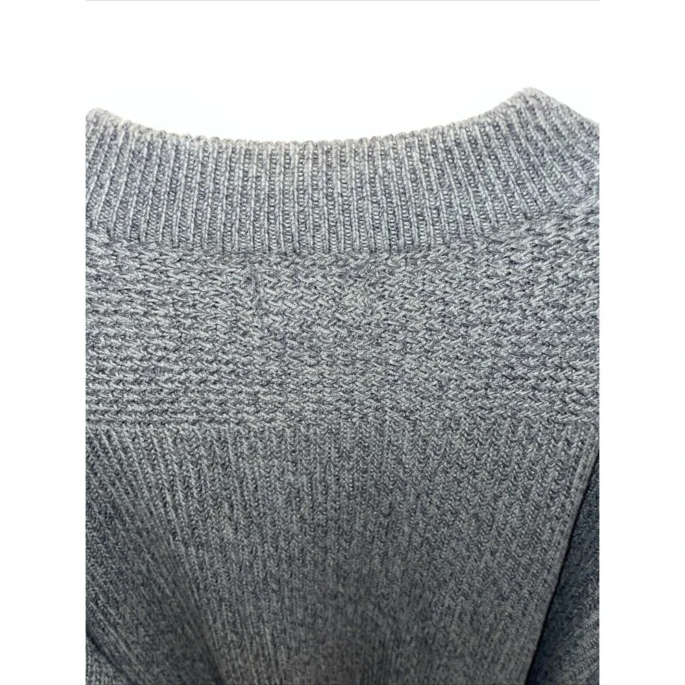 Cabela’s Mens Knit Sweater Size XL Green Dolman Sleeve Button Collar Comfort